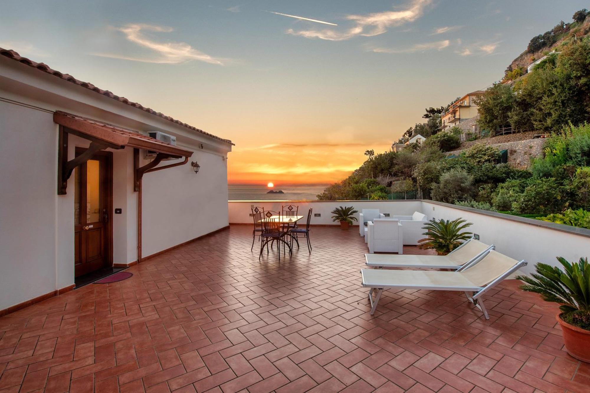 Casa Serena With Sea View Conca dei Marini Exterior foto